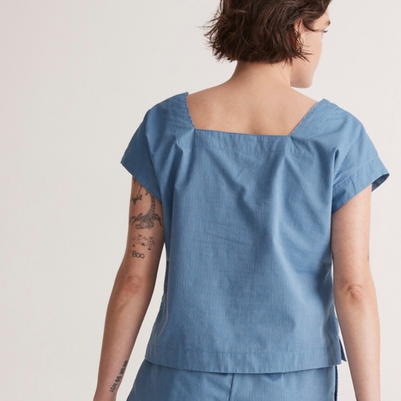 Madewell Blue Women's Top - Picture 7 of 7